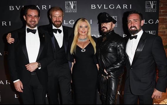 Monika Bacardi attended Venitian Heritage and Bulgari gala