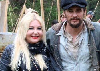 Lady Monika Bacardi Visits the Set of ‘In Dubious Battle’ in Georgia
