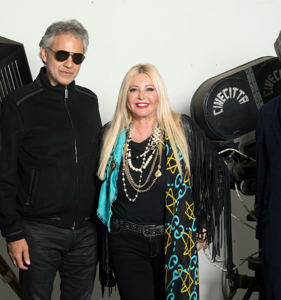 Lady Monika Bacardi Visits Film Set of ‘The Music of Silence’