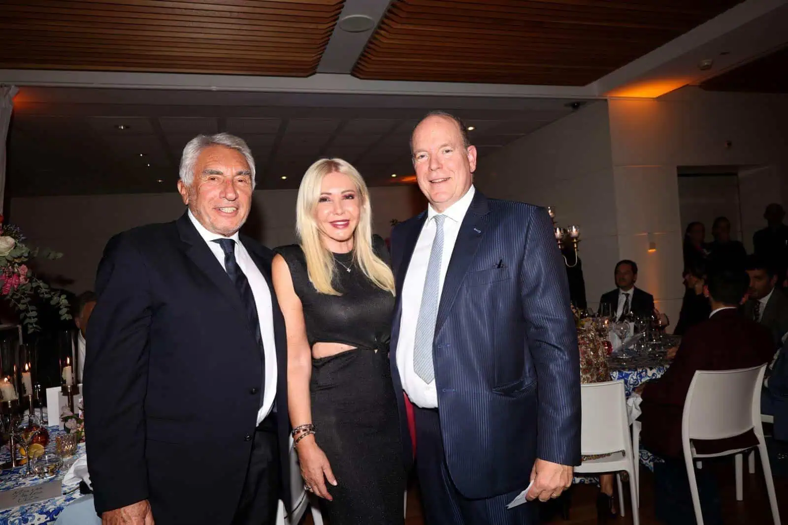Lady Monika Bacardi Attends “La Bella Vita” Charity Dinner Organized by Monaco Disease Power