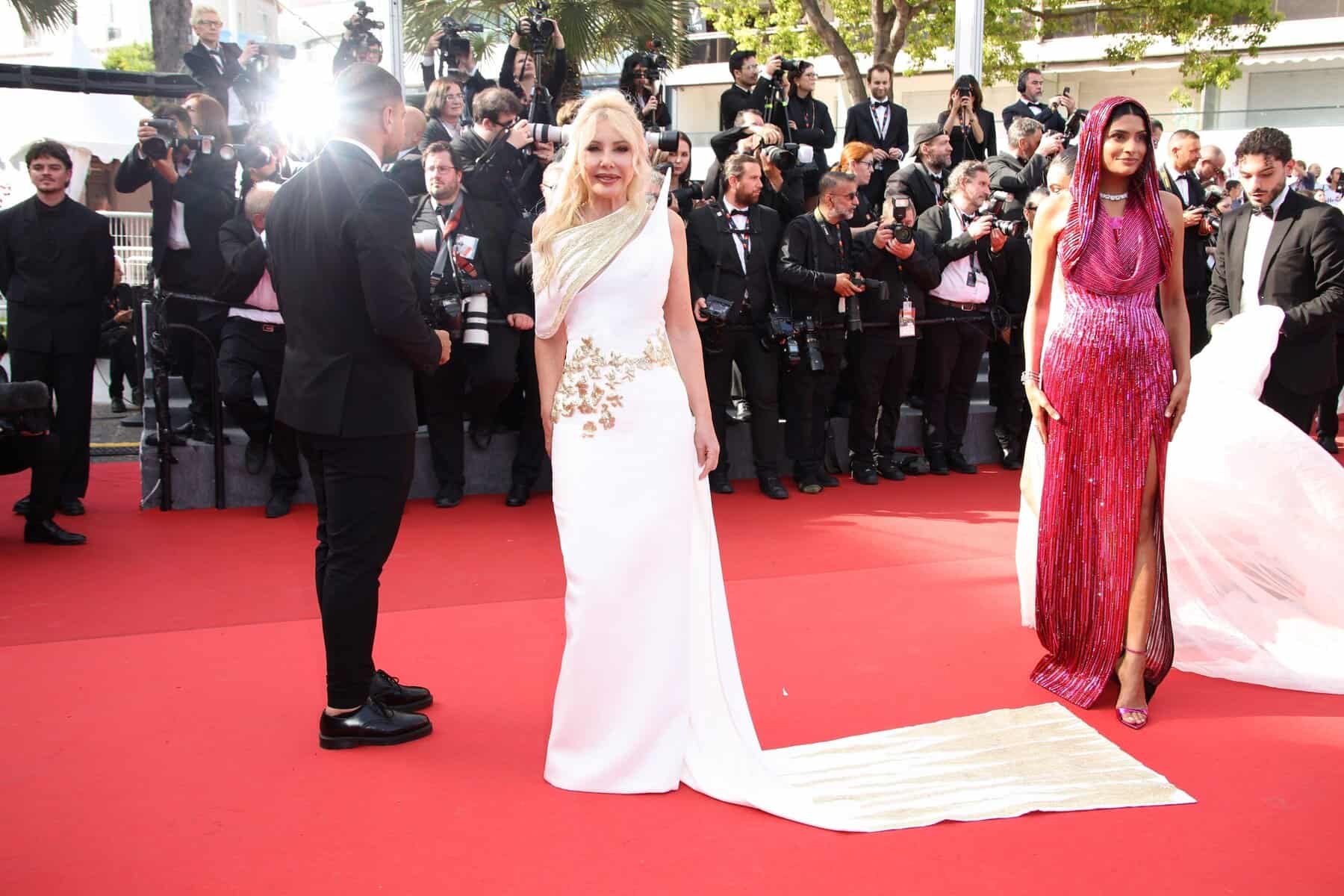 Lady Monika Bacardi Attends “Horizon: An American Saga” Premiere at 77th Cannes Film Festival