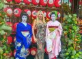 Lady Monika Bacardi Attends Charity Gala Dinner at Gion Kaburenjo