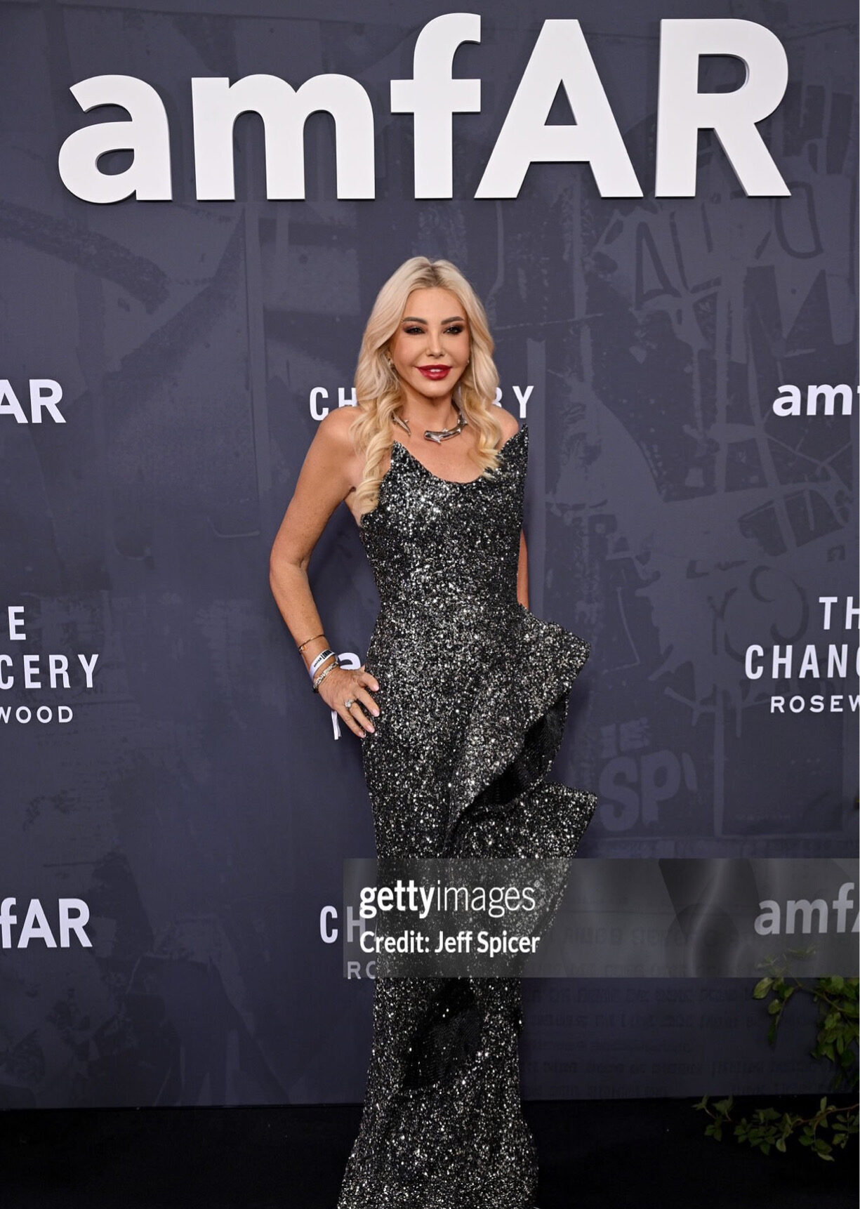 Lady Monika Bacardi Attends Inaugural amfAR London 2025 Gala