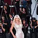 Lady Monika Bacardi in an elegant gown on the red carpet at the 83rd Venice International Film Festival.